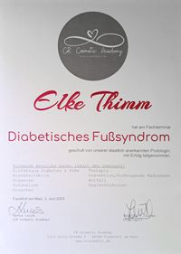 Zertifikat_Fusssyndrom